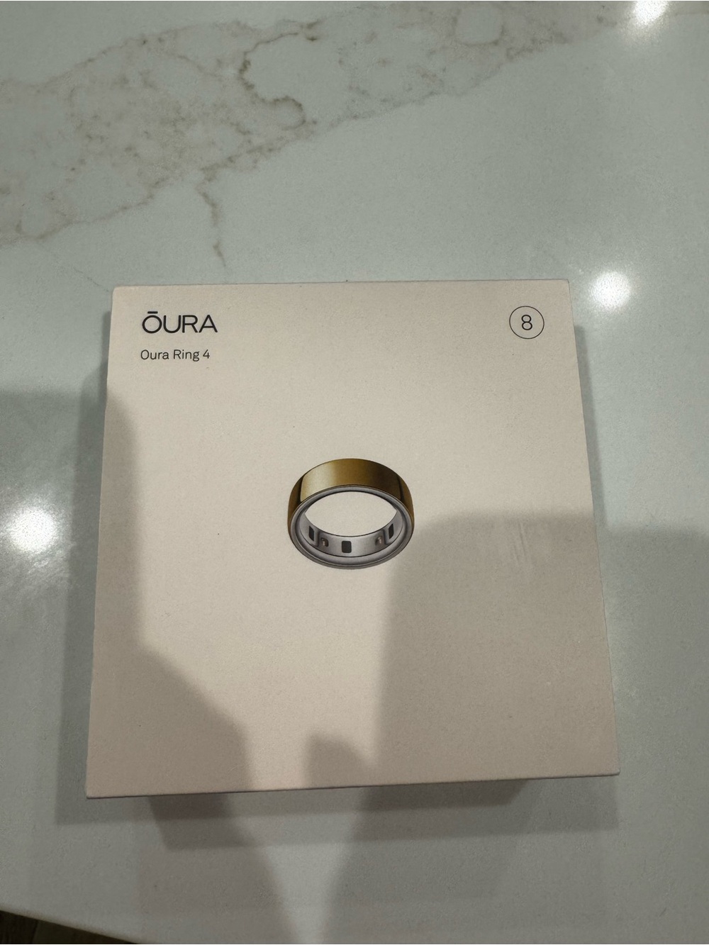 Gen 4 Oura Ring - Size 8 Gold